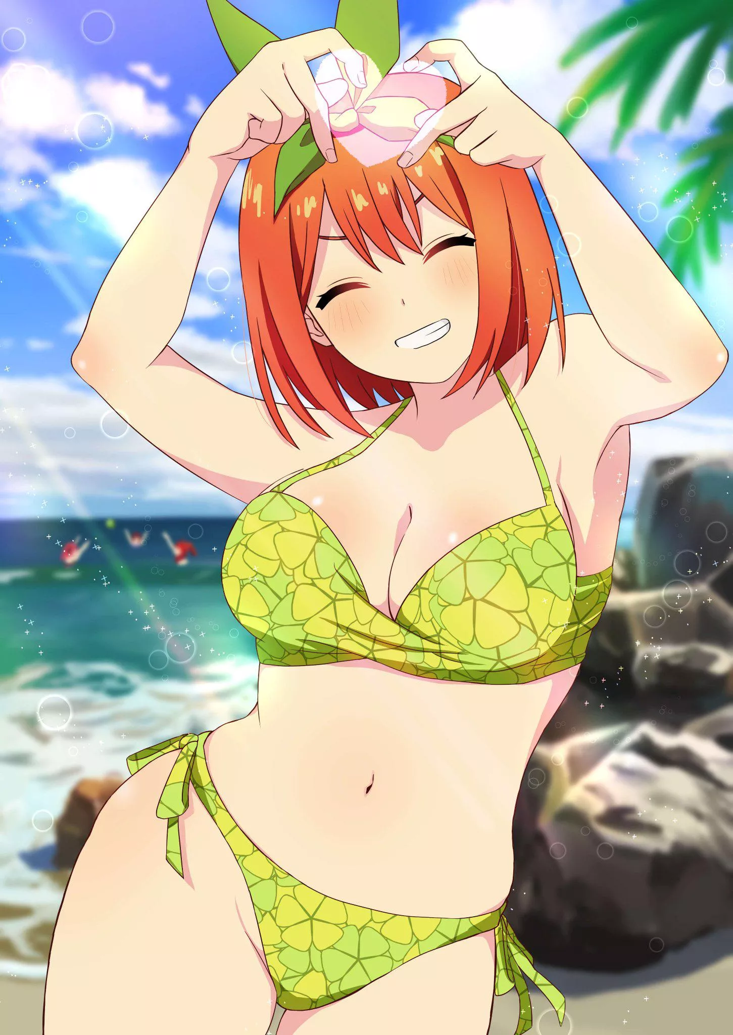 Adorable Yotsuba On The Beach (Quintessential Quintuplets) posted by Csxc