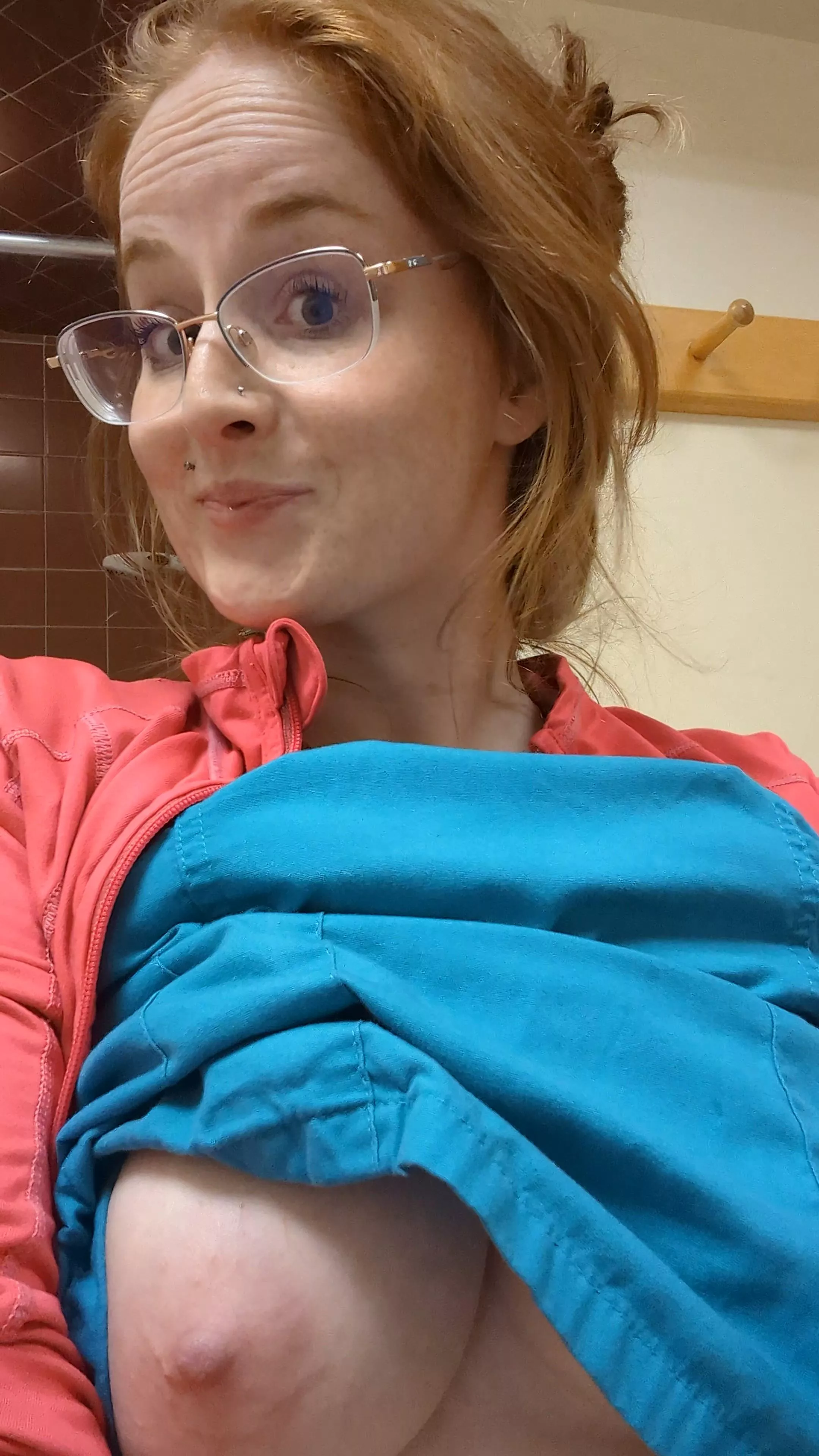 Do you think I could get away with walking around like this? ;)  posted by SweetRedRuby_