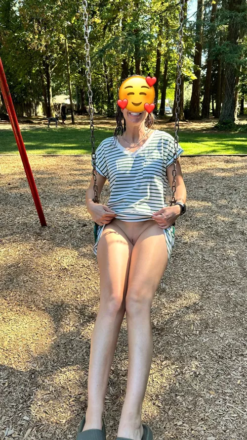 Flashing this pussy at the park  by PNW-Wifenextdoor
