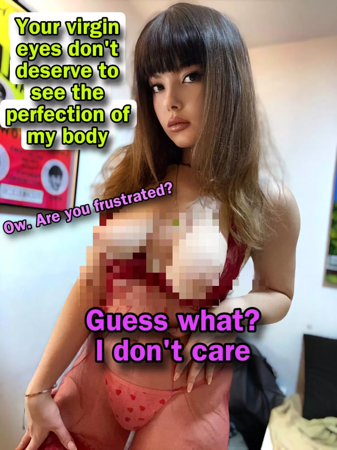 I don't care... [oc] posted by Goddessmaude