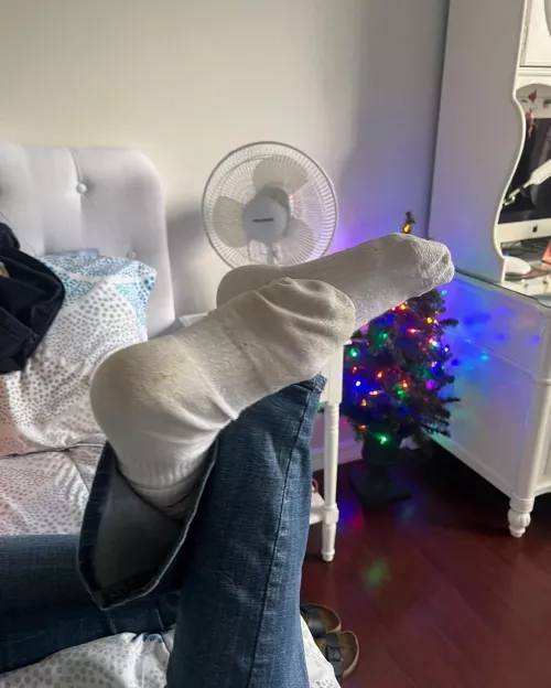 My friends socks that he has been wearing for 3 days, they smell so sweaty by Pancake_d