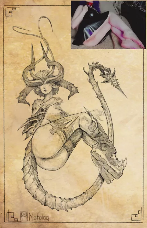 [OC] demoness, from my reference again by Njarla