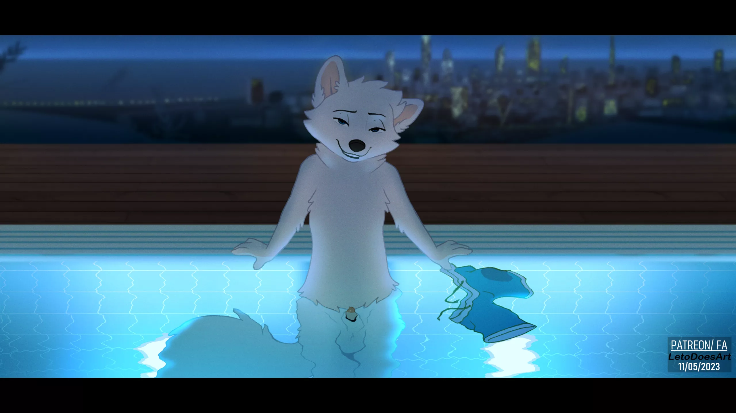 Pool invitation (by LetoDoesArt) posted by extro_introverted