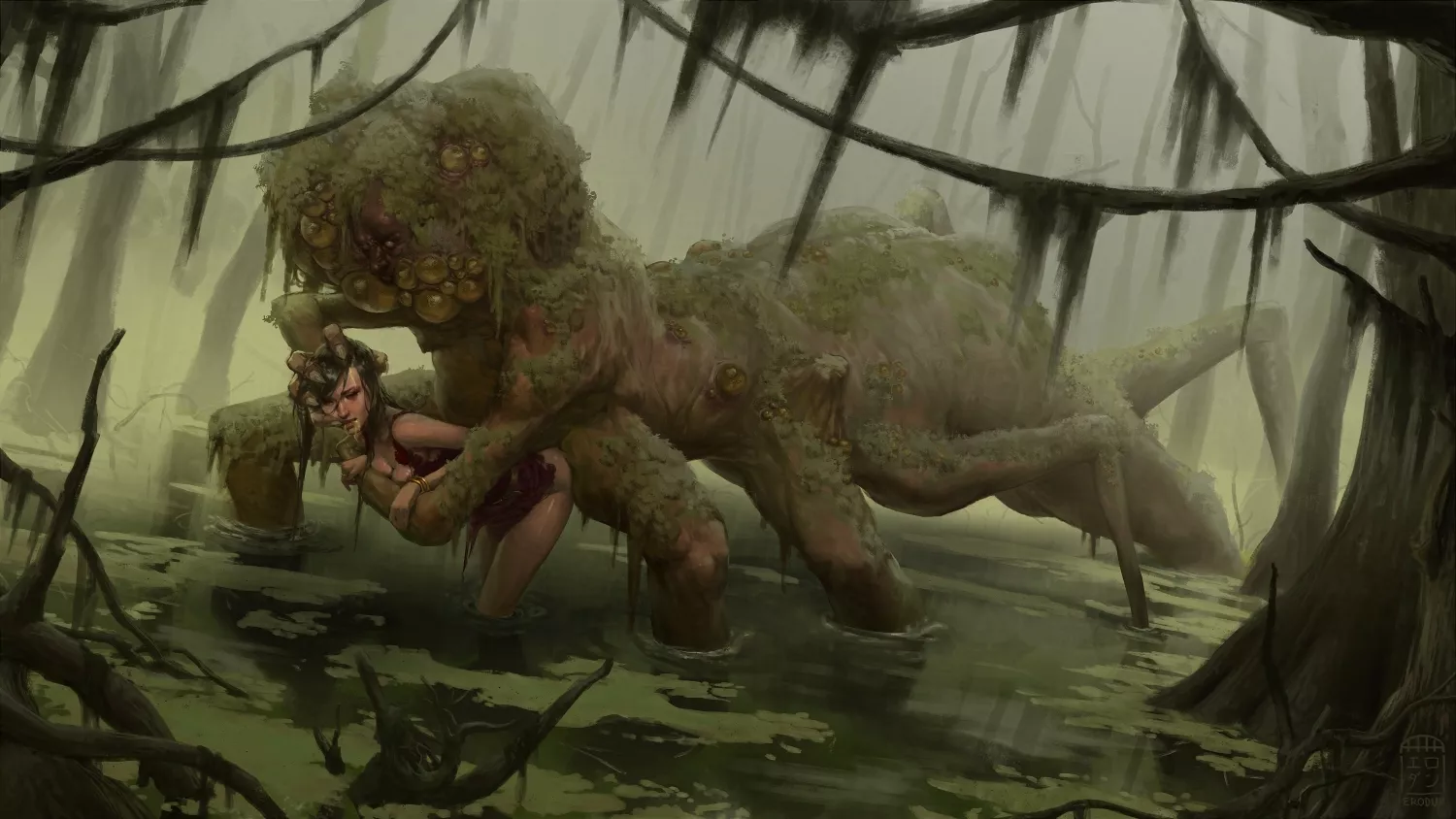 Swamp monster (Erodun) posted by EnigmusPrime