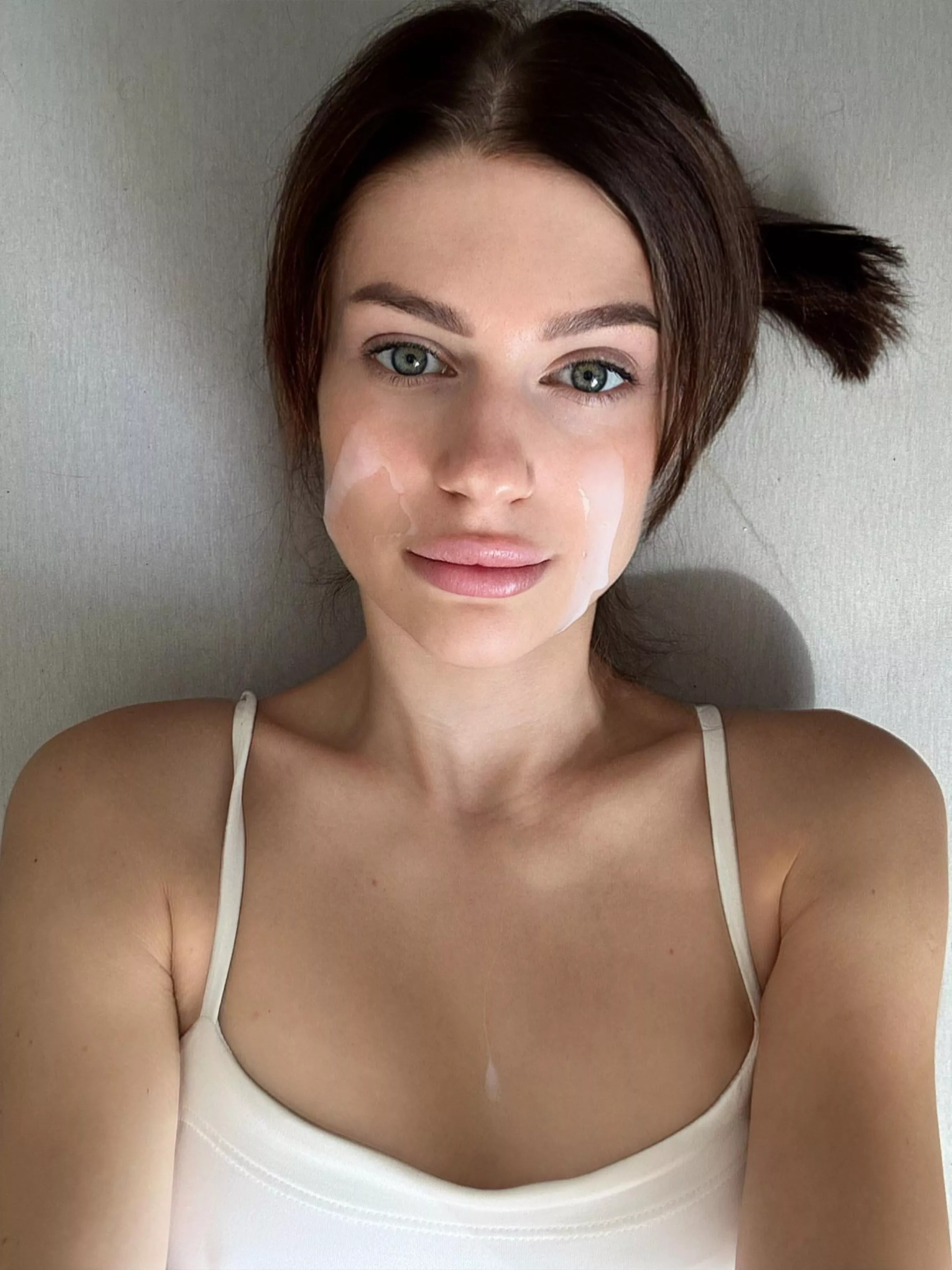 you cummed on my face for so long that I should take a selfie as a souvenir posted by RenyyLove