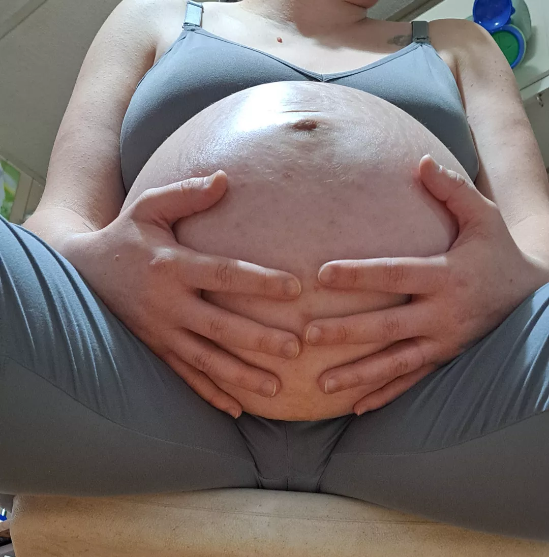36 weeks in and he wants to BURST right out of me 😵‍💫 posted by FNCMommy