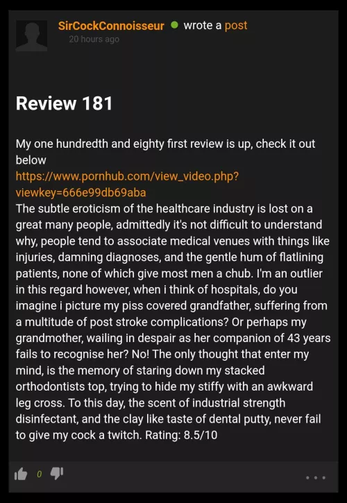 A medical reminiscence by Cmitch1998