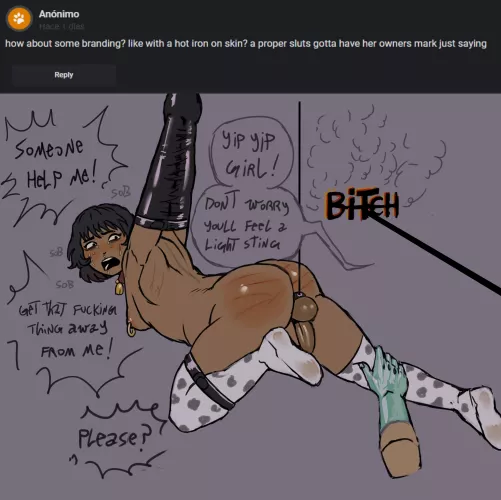 A proper slut ought to have her owner's mark [Redgosstrip] by Pearlescent03