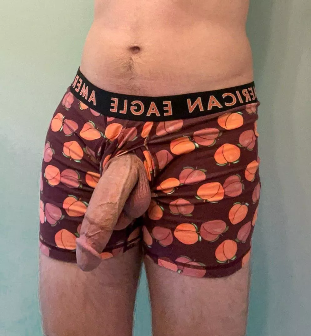 Do you like my peach underwear? 🍑 posted by Ok-Piece959