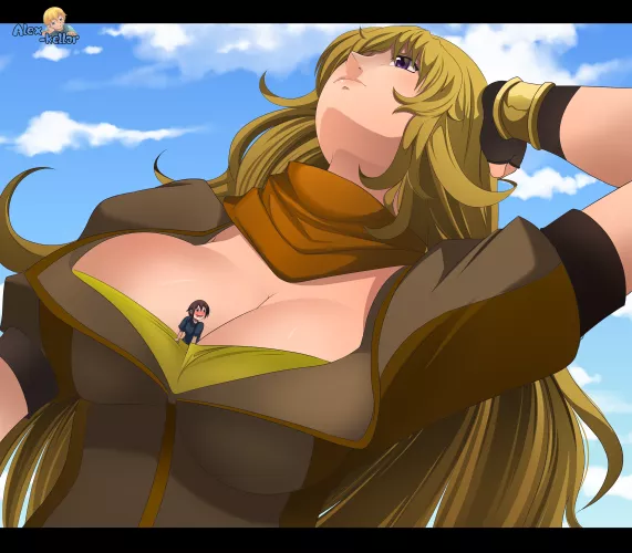 Enjoying the shrunken ride with yang by CryOk7184