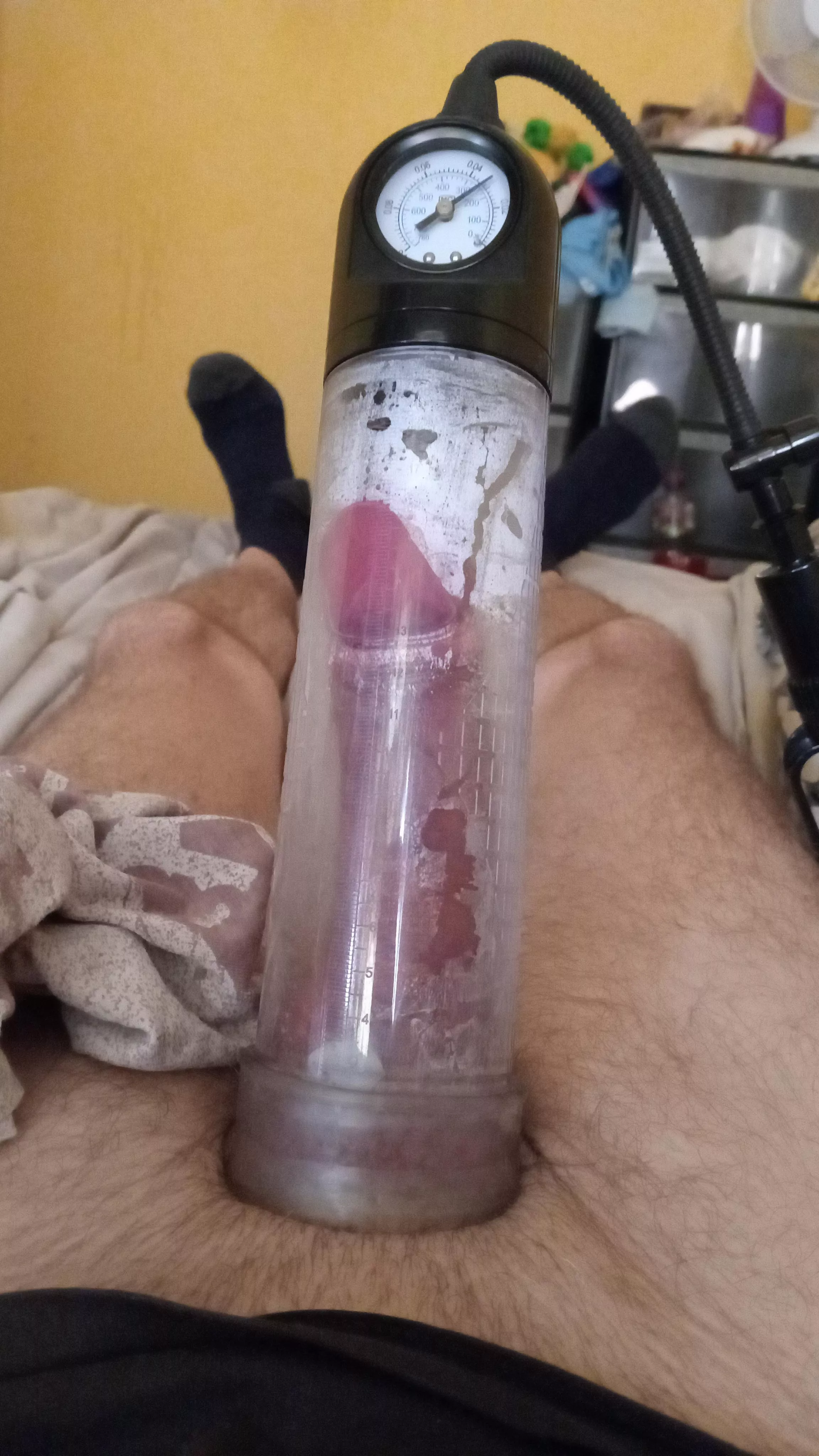 Having a quick pump before work posted by Human-Tea942