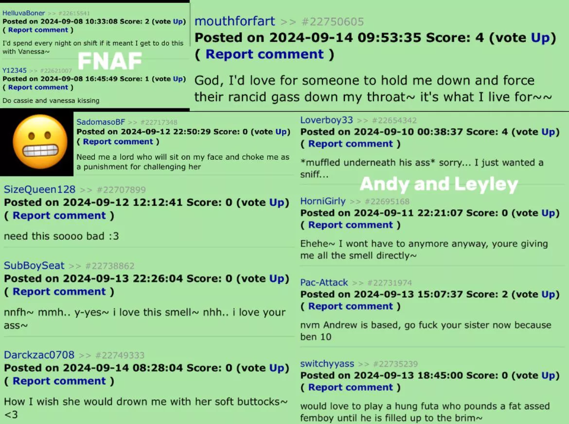 I made a little collage…  posted by ChickenNuggetLord74