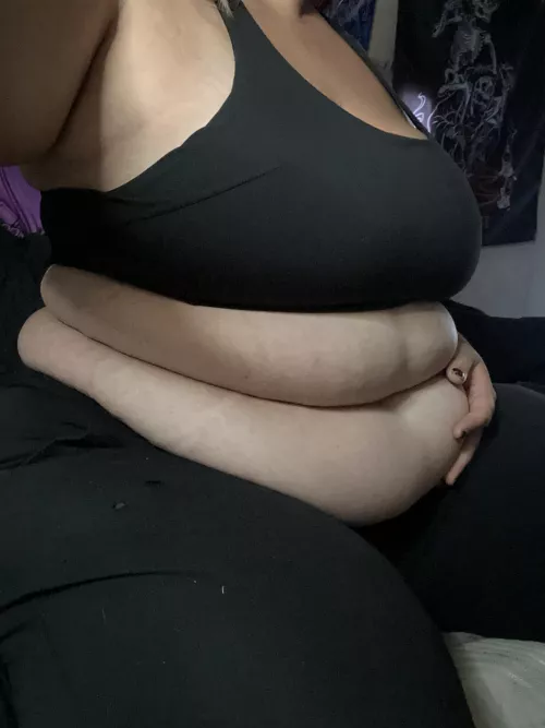 my overeating habit is definitely getting more and more noticeable  by No-Bear-3572