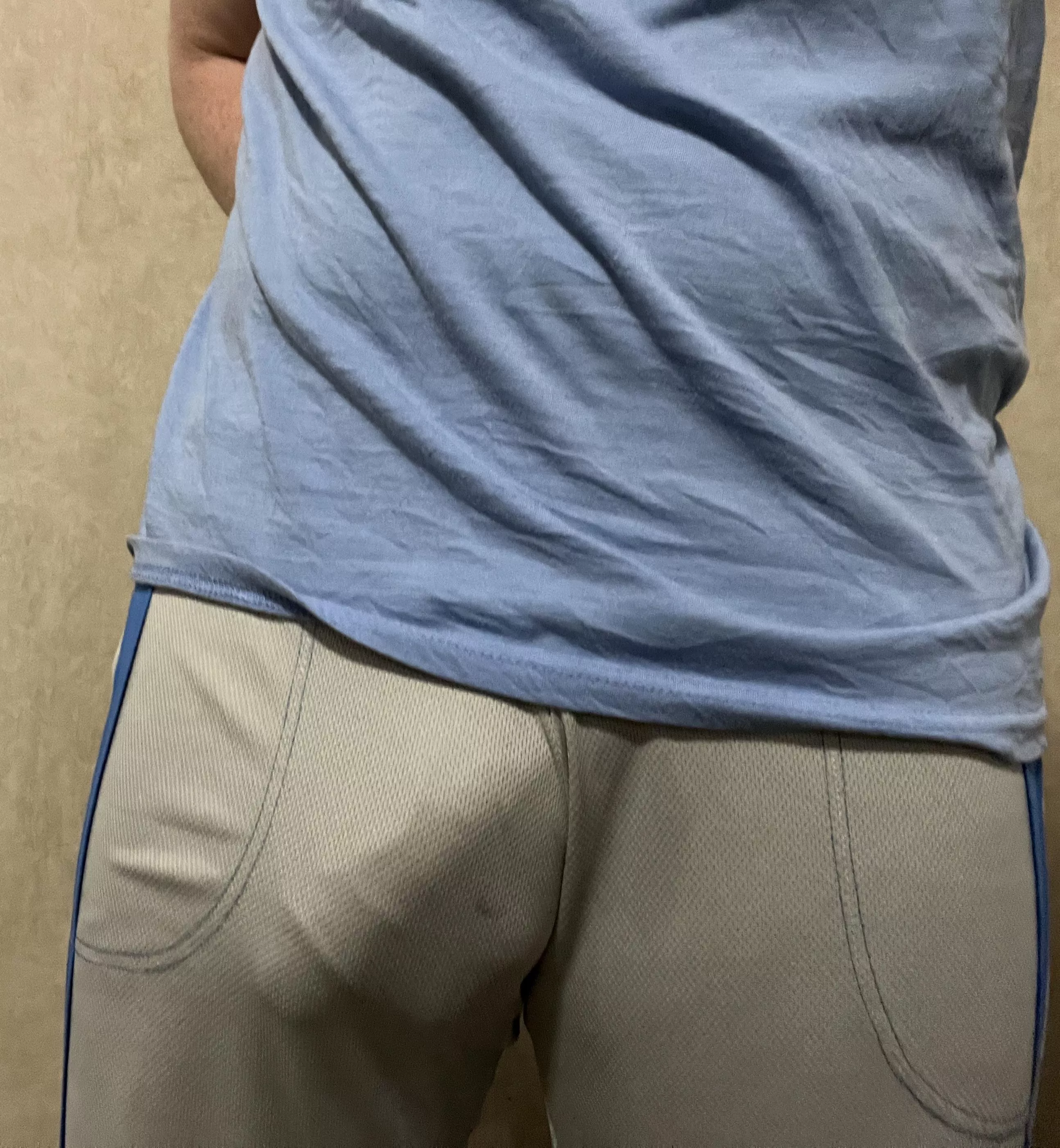 New gym pants the wife bought me. Not sure if I should actually wear these to the gym.  posted by TheFacelessHusband