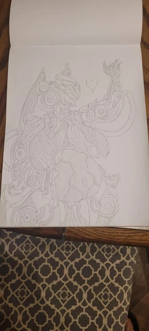 Octavia (diva skin) drawing  by gayassthehorse