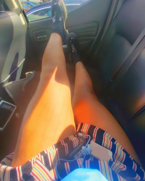 Patiently Waiting: in the back of his PICKUP TRUCK! As a 