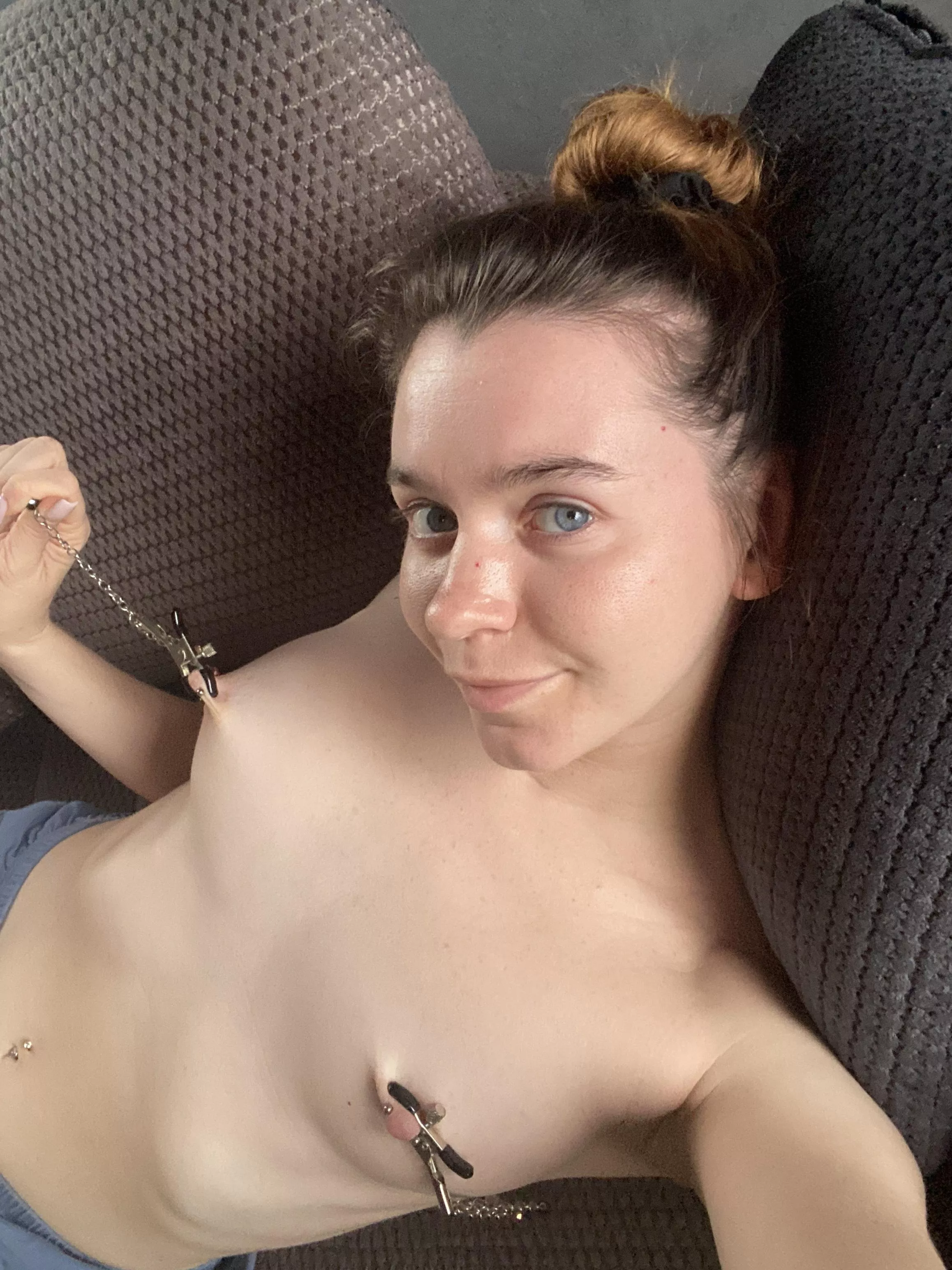 pull this chain to stretch my chest posted by Angelfrom_Sky