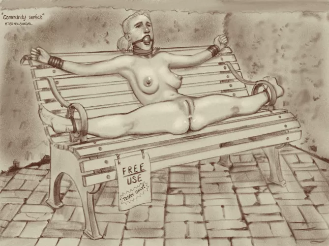 She was stuck doing community service all day at the park by eternalsimael