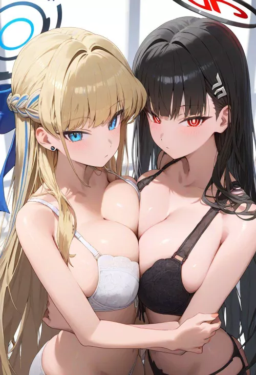 Toki & Rio [Blue Archive] by CheetahSperm18