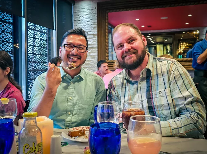 We met over food, bonded over food, and continue to enjoy each other's company around food! 7 beautiful years and counting! by FrozenBr33ze