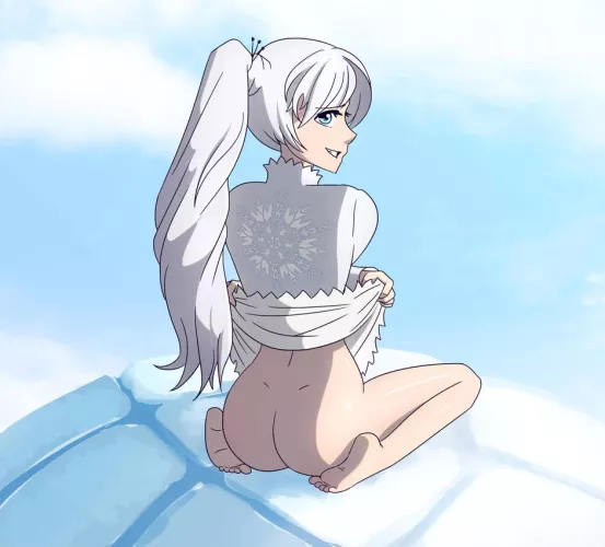 Weiss teasing you (Aurora-Zone) by Blaiseingfire