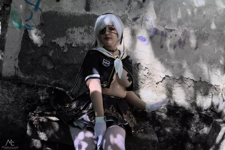  2B yorha school uniform cosplay by LadyNelitza - Photo by me  by MidouCloud