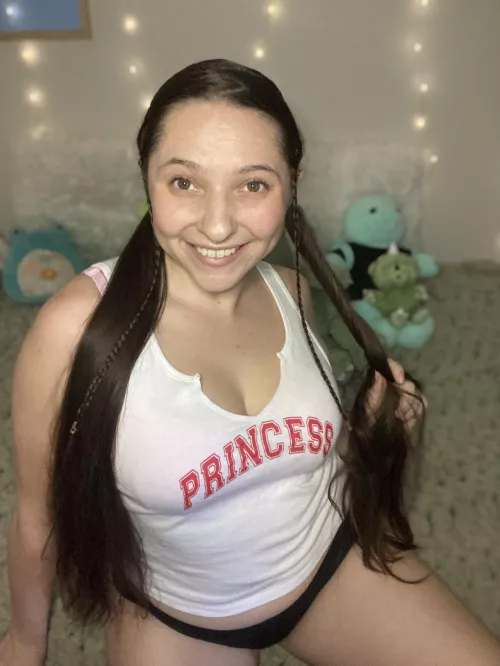 I’ll be your princess, you can be my prince if you play with my hair  by Icechick44