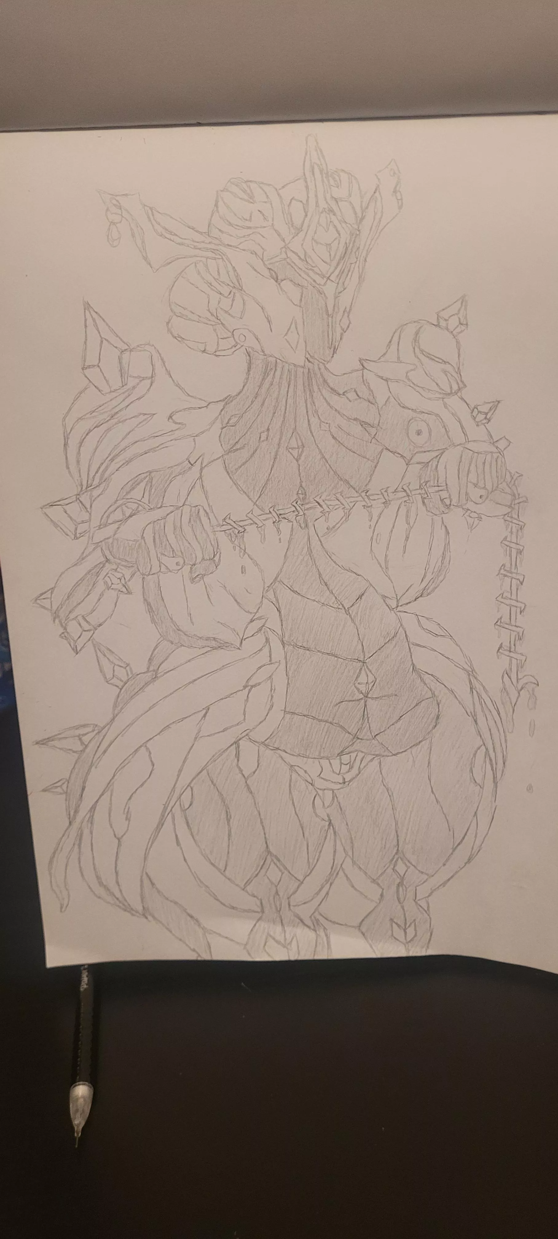 Khora drawing (by me) posted by gayassthehorse