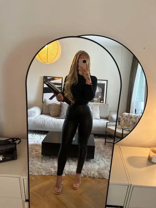 Leather office outfit by Sure-Net-1628