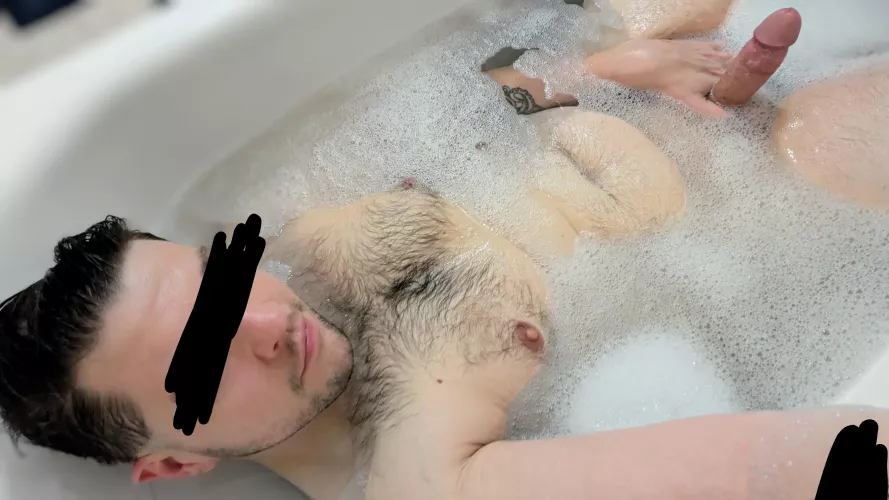 Love how good a hot bath feels on my hard cock  by ViktorKrumhole