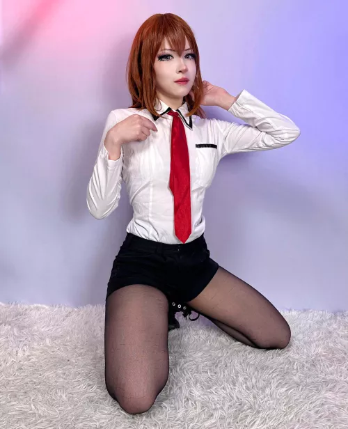 Makise Kurisu cosplay by Stella by SthormyStar