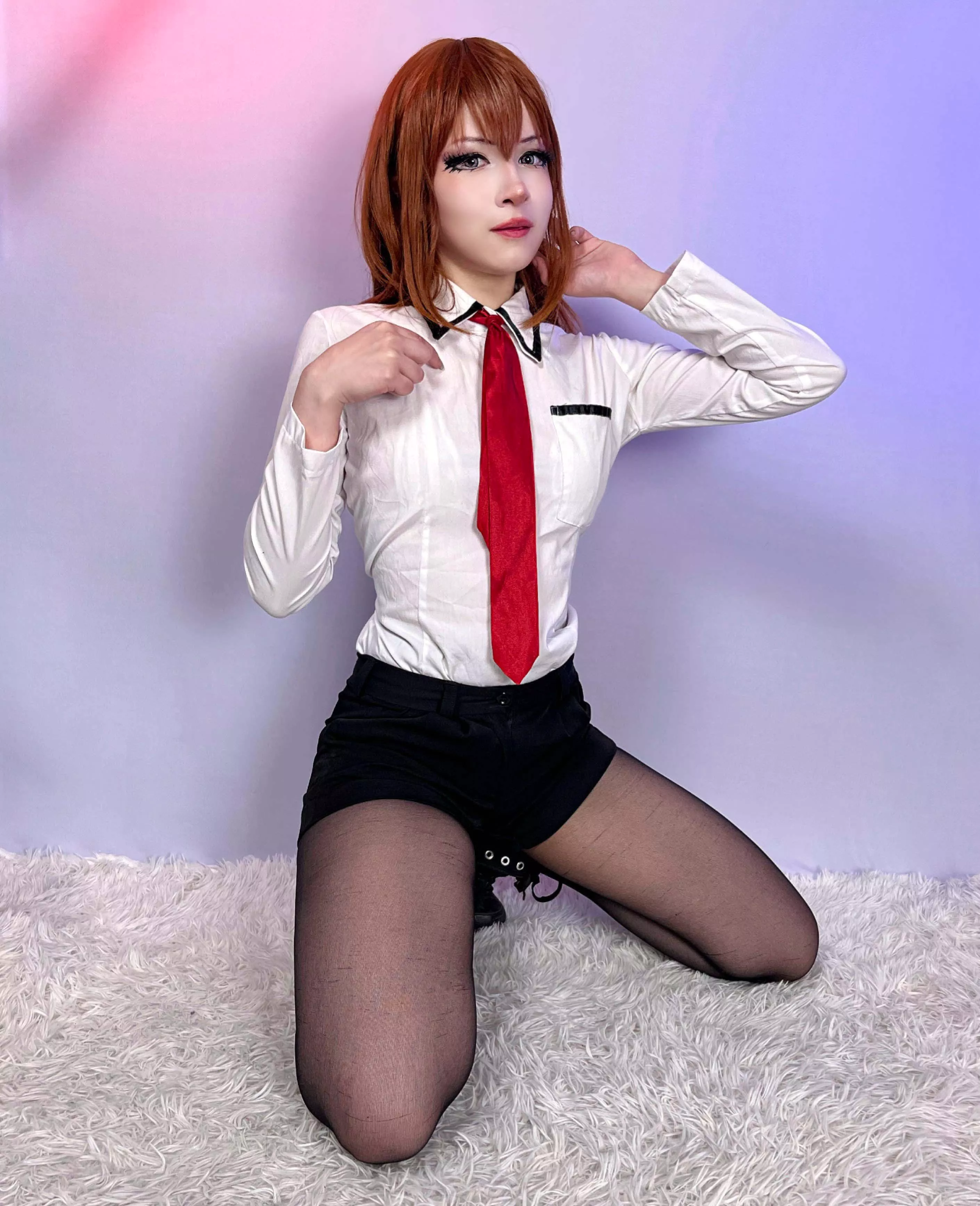 Makise Kurisu cosplay by Stella posted by SthormyStar