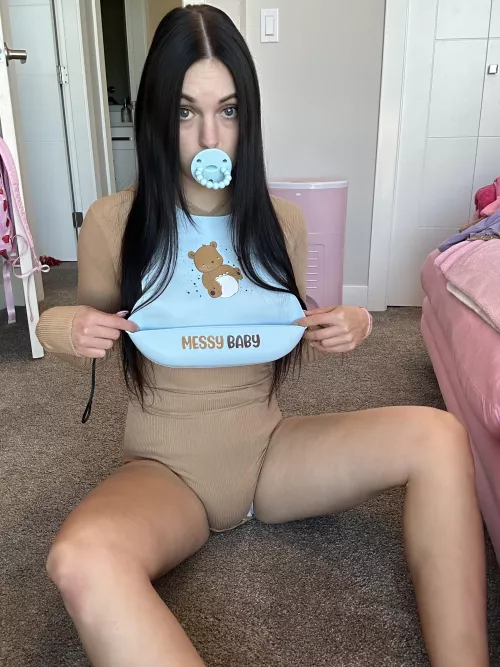 Me? A messy baby?  by SoggyStrawberryy