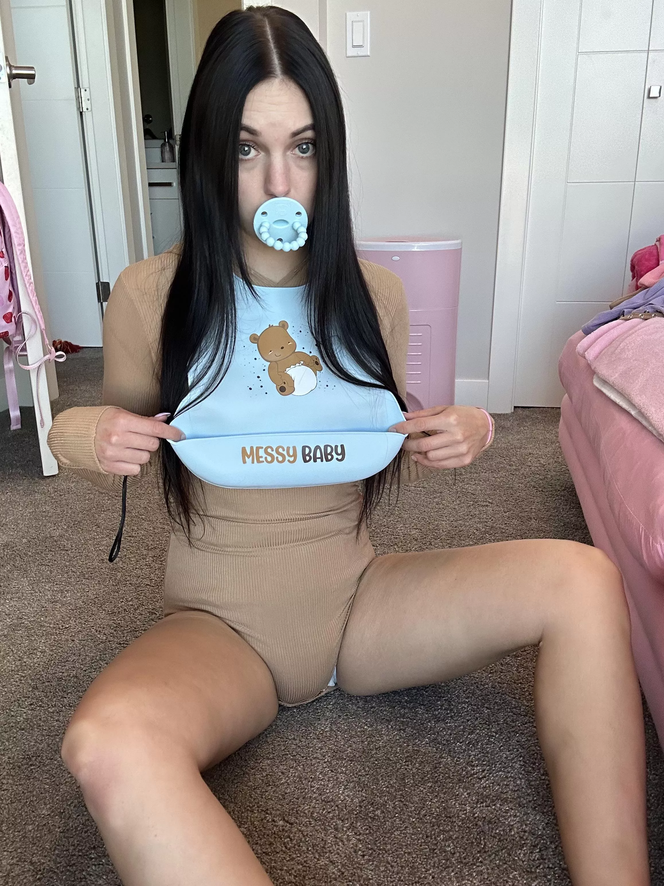 Me? A messy baby?  posted by SoggyStrawberryy