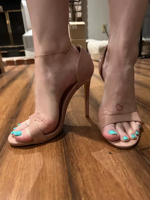 Nude heels by blondesize9s