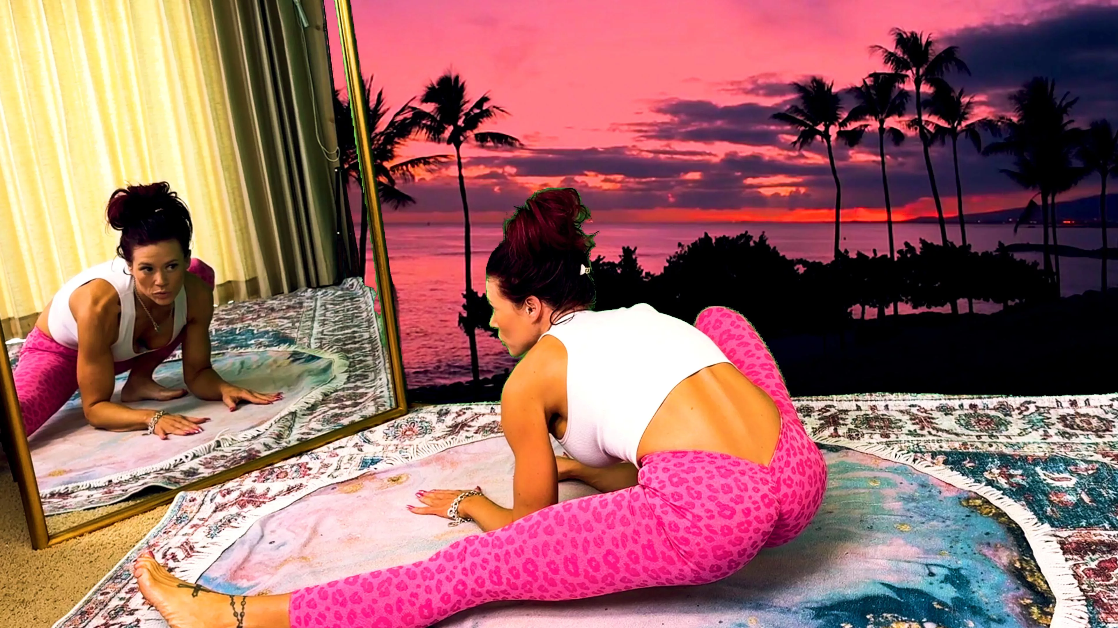 Pretty in Pink  leggings sounds like me  posted by AmandaLynnOfficial1