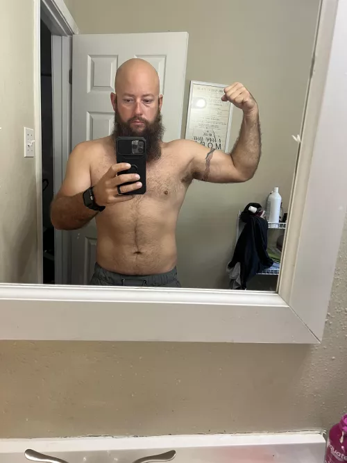 Pumped about my weight loss journey!  by bluecollartreeguy1