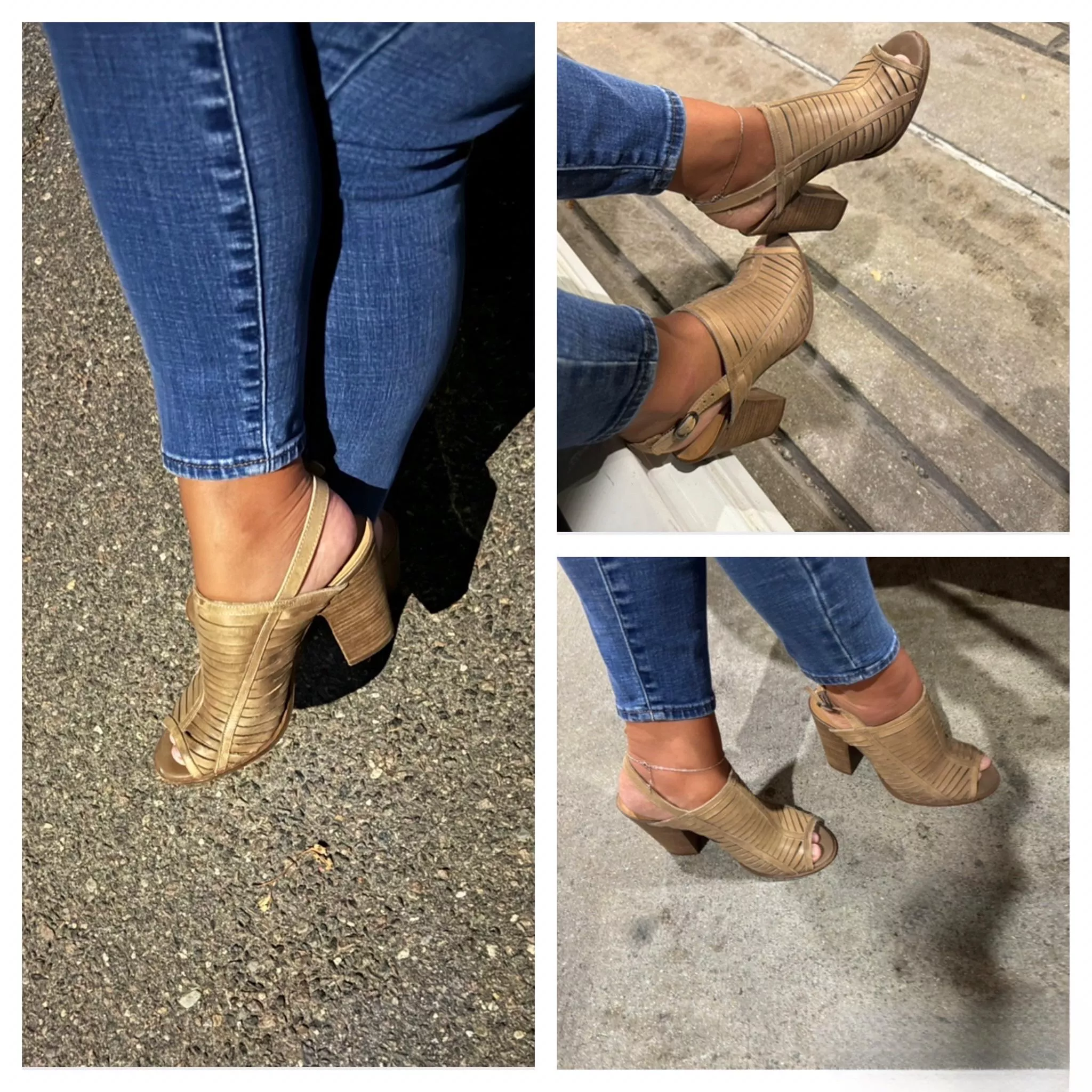 Pumping gas and sitting like a lady in the heels posted by Sole_Satiable