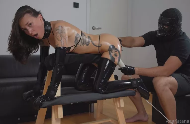 Three fingers in my butt in bondage! by Ana-Katana