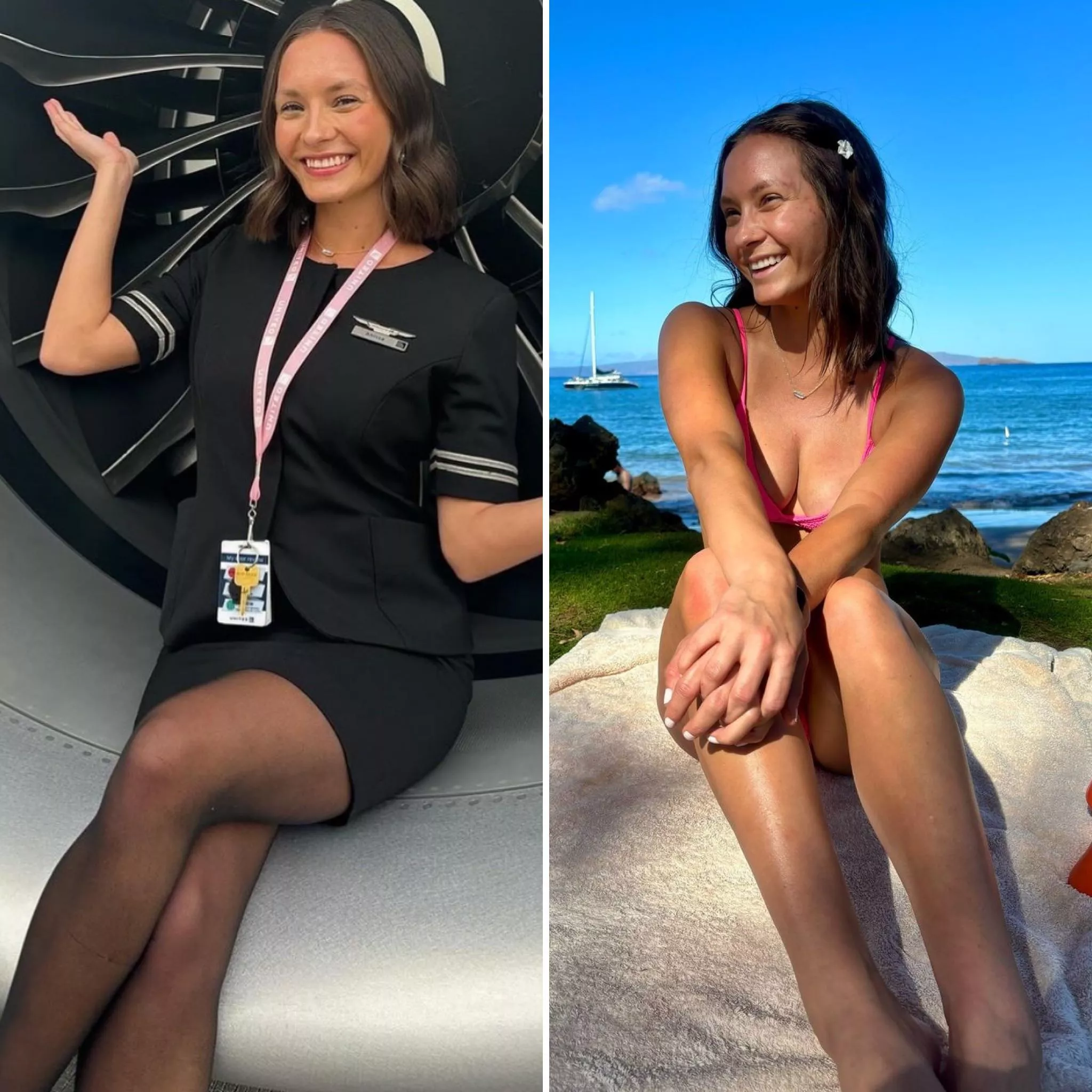 United girl posted by TravelerFrequent7