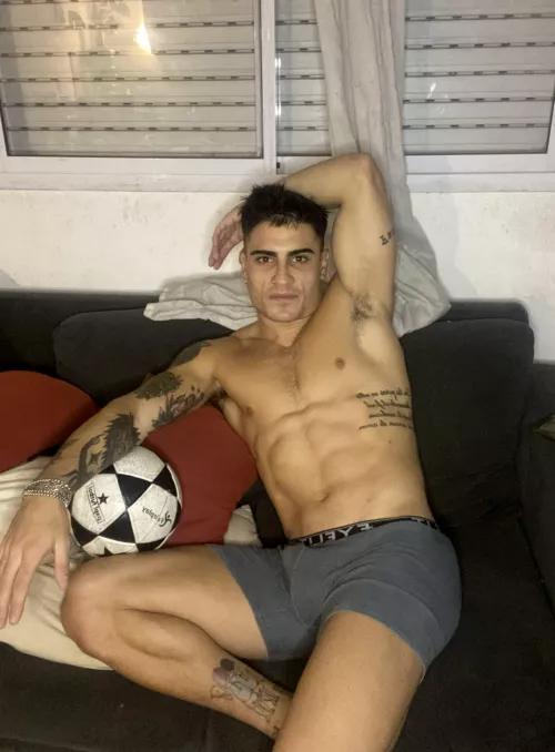 Wanna see my boxer briefs sliding down after a sweaty soccer match? by KingOliverXOXO