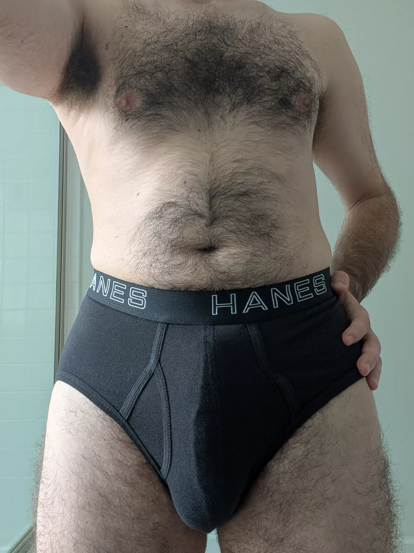 Wearing black briefs today posted by Rod-Hard7