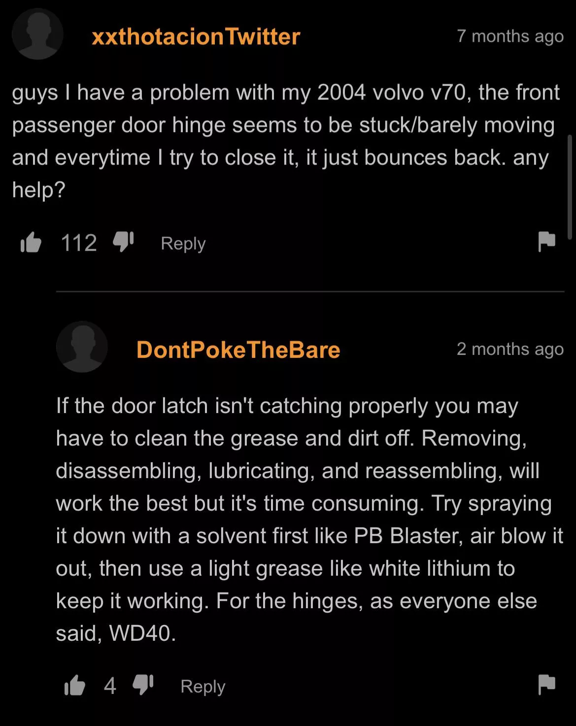 Anyone got a volvo? posted by FrozoneIsHot420