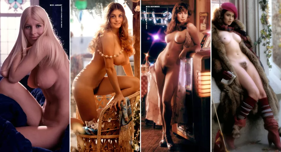 Best of Playboy PMOY Final: Pick your favorite one as the winner: Liv Lindeland (1972) vs Marilyn Lange (1975) vs Patti McGuire (1977) vs Barbara Edwards (1984) by rebel_candy_cream