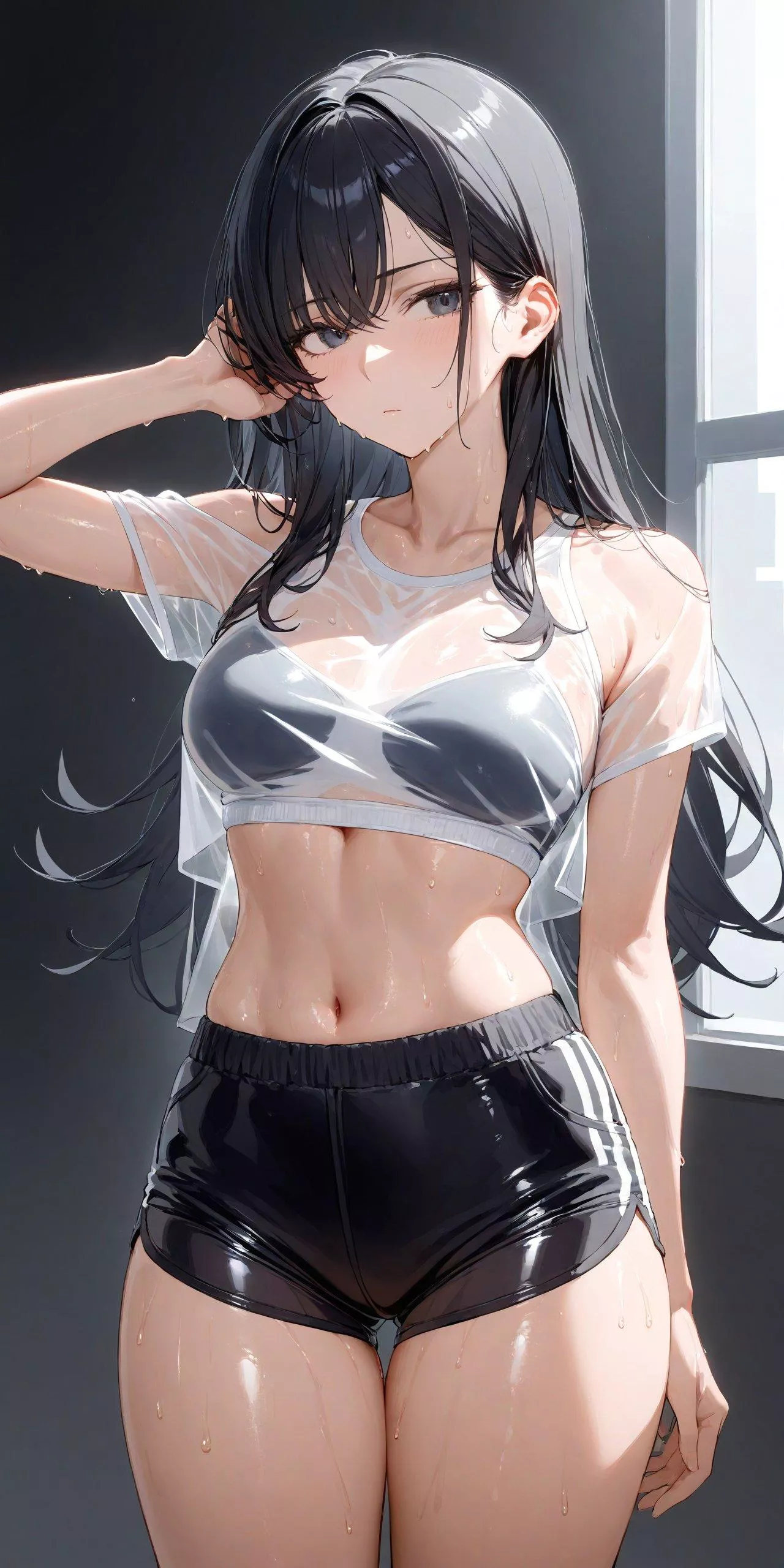 Drenched in Sweat posted by CheetahSperm18