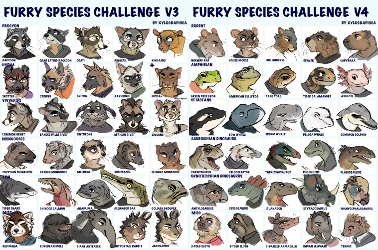 furry species challenge 2 by leskweg