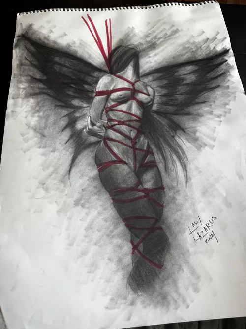 A charcoal drawing I made 🖤 by Novel_Surround_1907