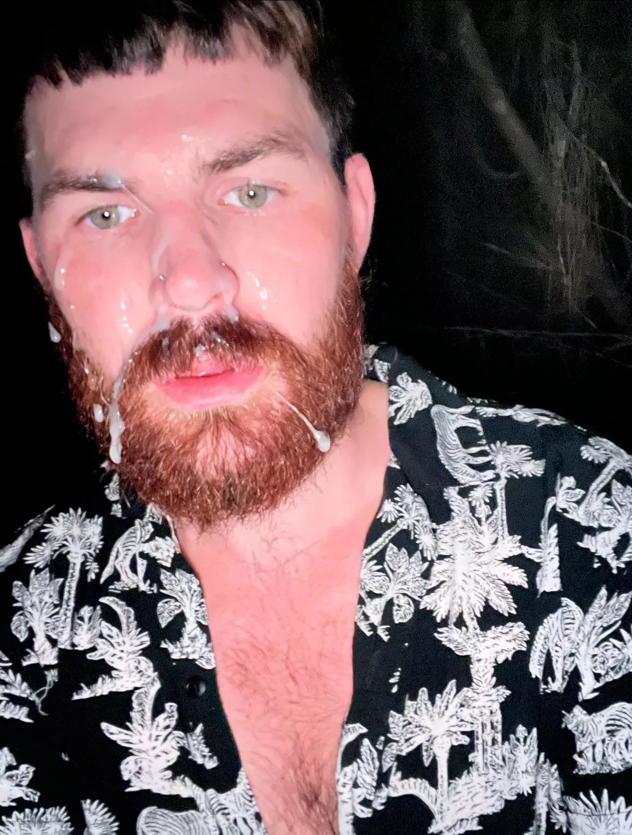 blew some hot married dad on vacation from UK and he painted my face with his creamy load in the woods 😈 posted by jekyll_jacob