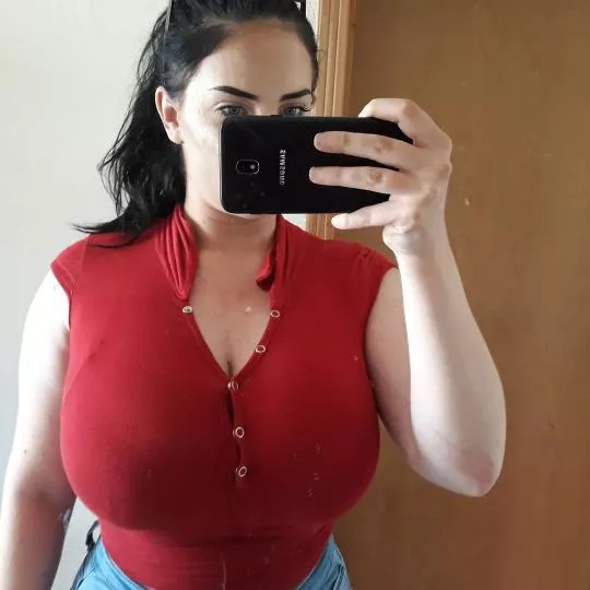 busty selfie posted by Top-Story391