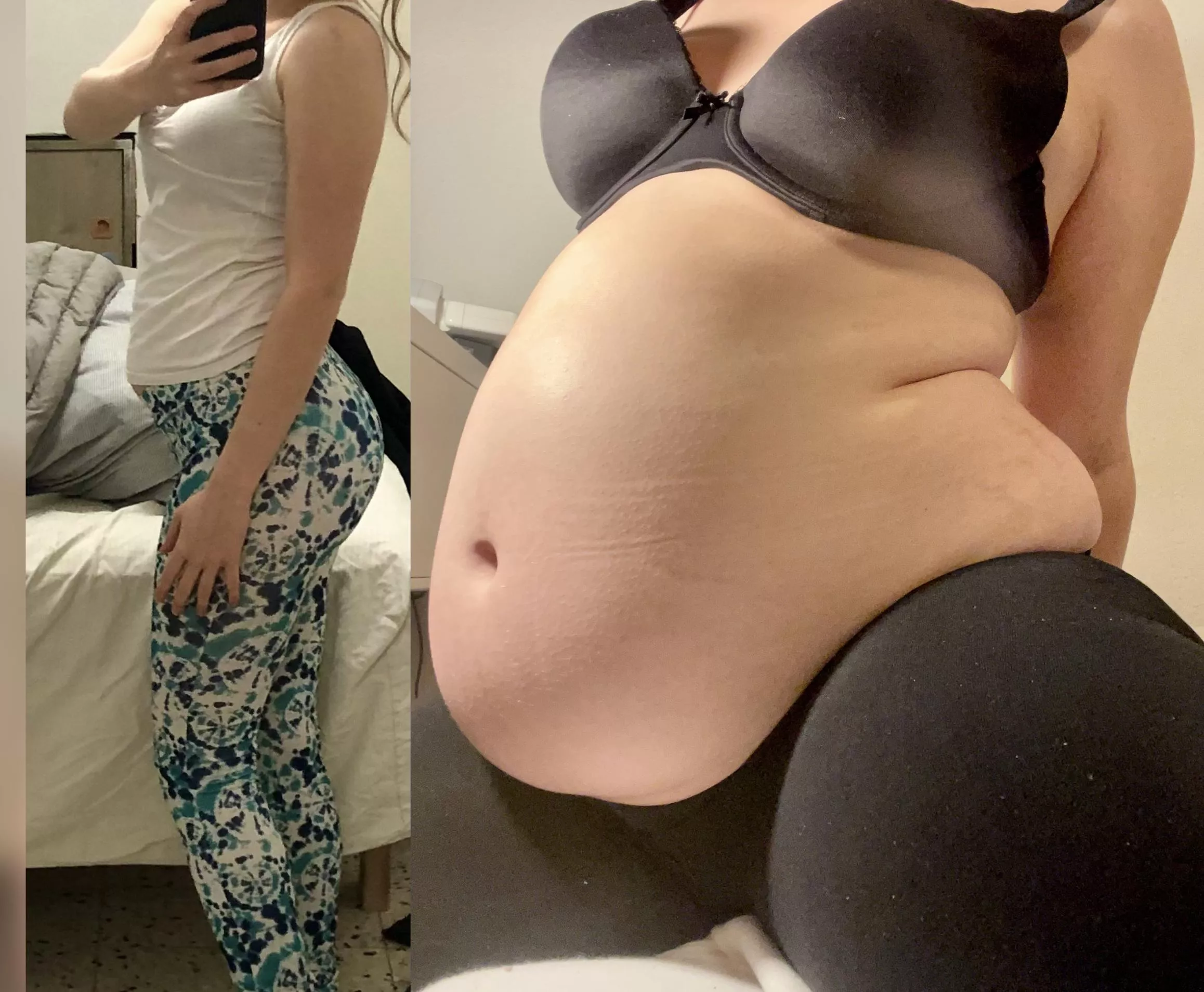 Can you tell I stopped working out ? 😇🐽 posted by FatteningPrincess